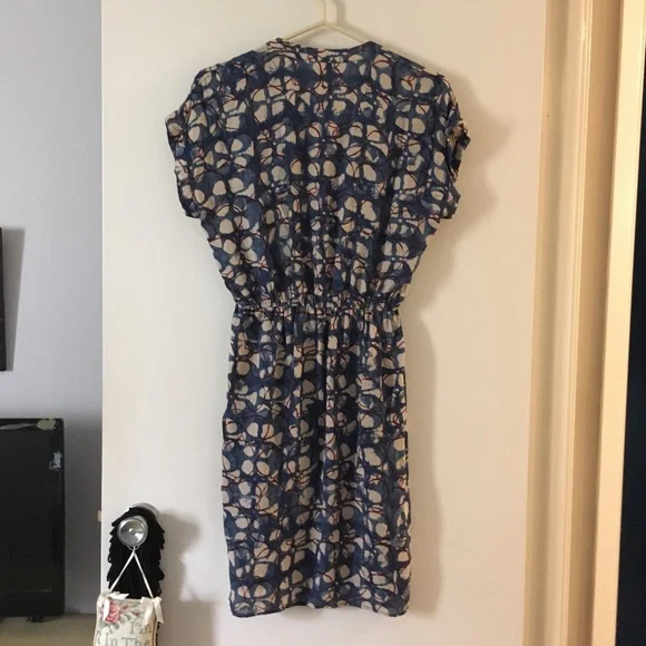 ULLA JOHNSON Silk Multicolor Patterned Dress 2 - Picture 3 of 4